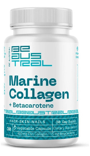 Be Austral - Colageno Marino + Betacaroteno 400mg 30 Caps