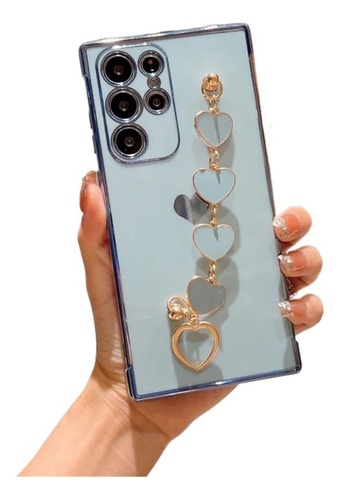 Funda De Silicona Con Diseño De Pulsera Love For Samsung Galaxy S23-s21