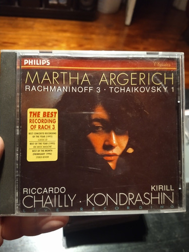 Cd, Martha Argerich, Tchaikovsky,chailly-kondrashin