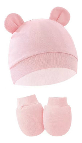 Set De Gorro Y Guantes Para Niño Y Niña De 0 A 6 M, Transpir