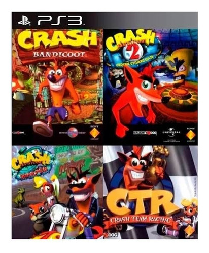 Crash Collection 1,2,3 + Crash Team Racing Juego Ps3