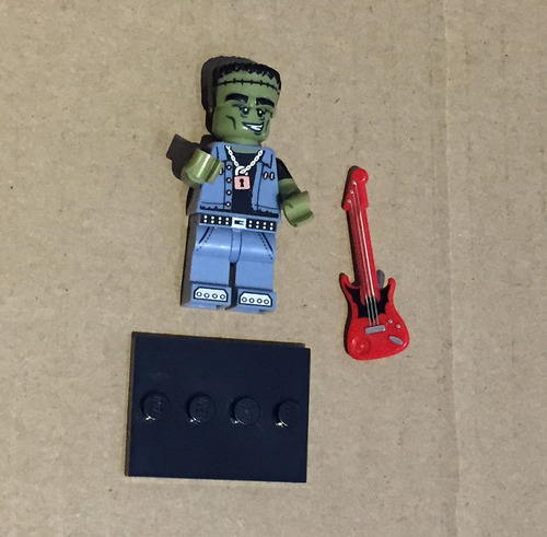 Lego 71010 Frankenstein Monster Rocker Minifigura Serie 14