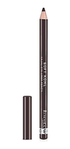 Delineador Soft Kohl De Rimmel, Negro Intenso, Marrón Sable