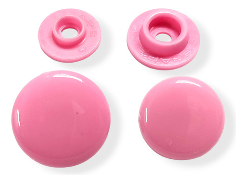 Broches De Presion Snaps 15-13 Por 100 Unidades + Matriz Tmp Rosa Baby