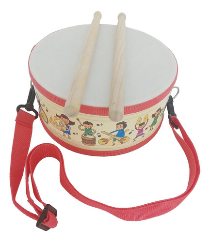 Juego De Batería Para Niños, Tambores De Juguete De Madera