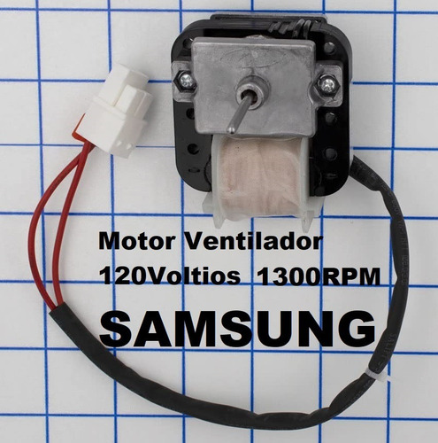 Motor 120v 1300rpm Ventilador Condensador Nevera Samsung