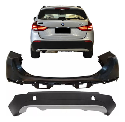 Kit Parachoque Spoiler Traseiro Bmw E84 X1 2009 2010 2011 12