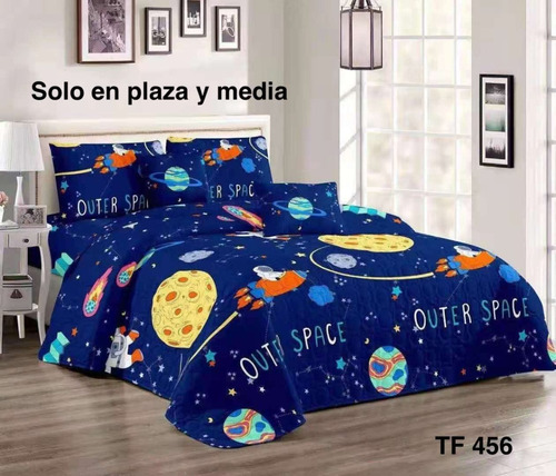 Cubrecamas Plaza Y Media Quilt N3//chilehogares