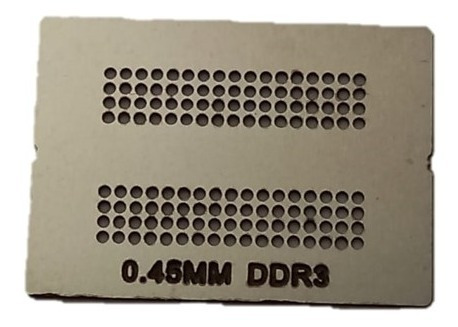 Stencil Para Reballing Memoria  Ddr3 Calor Directo