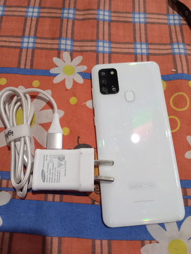 Samsung Galaxy A21s 128gb Color Blanco Buen Estado Muy Cuido Blanco (Usado)