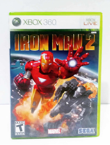 Iron Man 2 Homem De Ferro 2 Para Xbox 360 Cd Físico