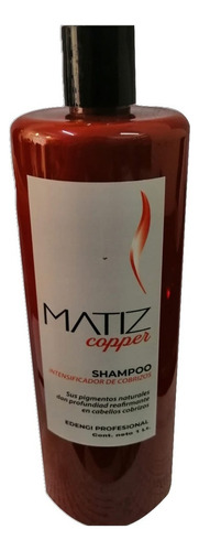 Shampoo Matizador Cobrizo Matiz Edengi® 1 Lt