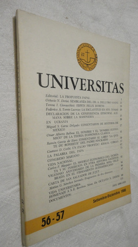 Revista Universitas - Nro 56-57 Septiembre 1980