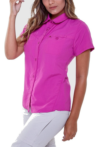 Camisa De Mujer Con Protección Uv Montagne Kiara M/c