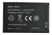 Comprar Bateria Pila Router Zte WiPod Wd670 Nueva Sellada Garantia