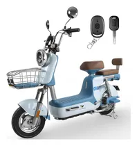 Comprar Honey Whale U3 Pro Bicicleta Eléctrica Motor 650W-Max Velocidad 31KM\u002FH-Max Autonomia 60KM Bateria 20AH HONEYWHALE Moto Electrico Color Azul Acero