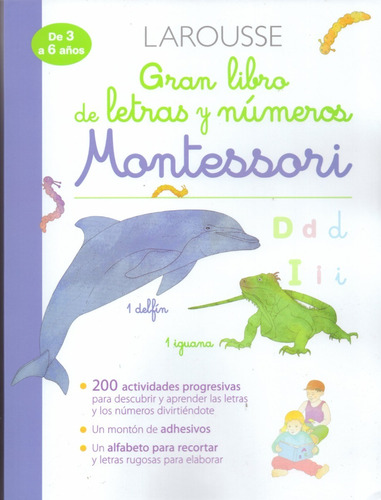 Gran Libro Letras Numeros Montessori Preescolar Actividades