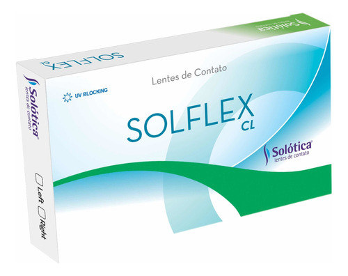 Lentes De Contato Solflex Cl Grau Esférico -2.25 Miopia