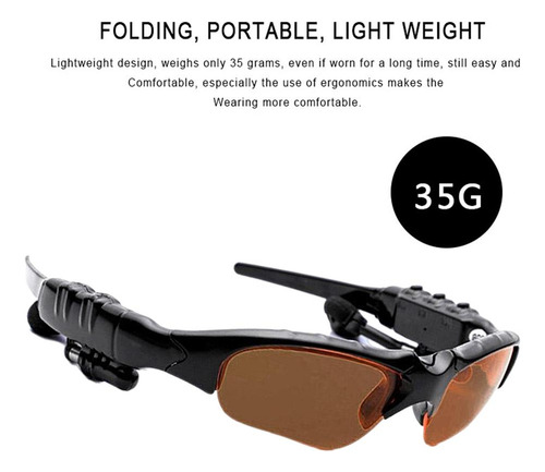 Se Divierte Las Gafas De Sol De Bluetooth Polarized Marrón
