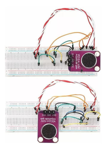 Tecneu Módulo Microfono Max4466 Amplificador Arduino Pic Electret