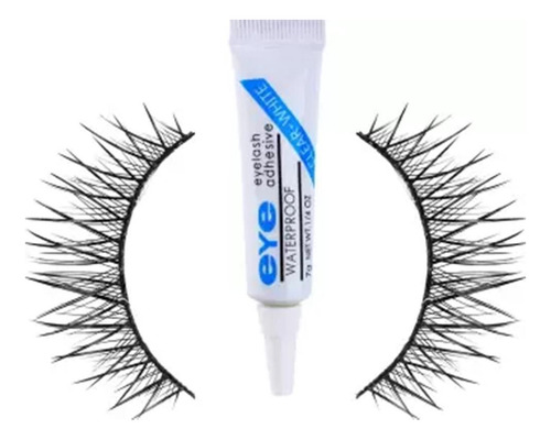 Cola Para Cílios Eye Eyelash Adhesive Cor Branco X Unidade