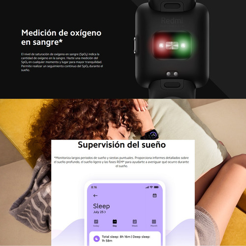 Xiaomi Redmi Watch 2 Lite, Smartwatch / Reloj Inteligente