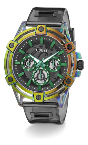 Reloj Hombre Guess Negro King Caballero