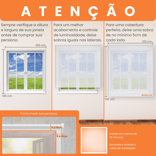 Cortina Persiana Para Quarto/sala/cozinha Envio Rápido