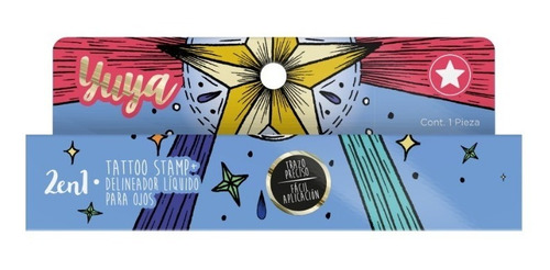 Nuevo Yuya Delineador De Ojos Tattoo Stamp Estrella