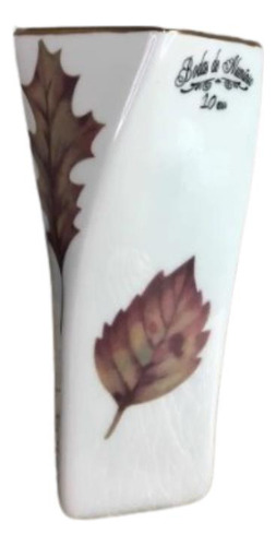 Vasinho Porcelana Bodas De Estanho 10 Anos - 15,5cm