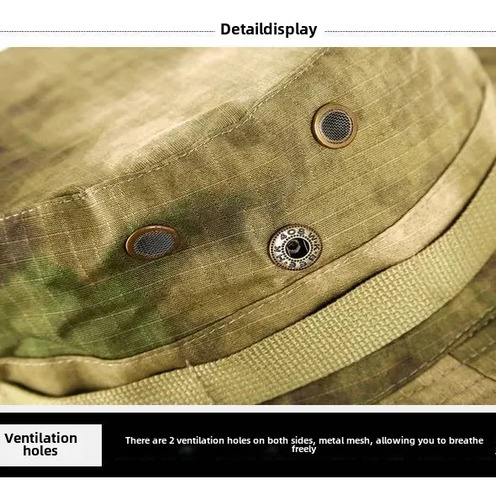 Sombrero De Pescador, Camuflaje, Ala Grande, Táctico Para Ex