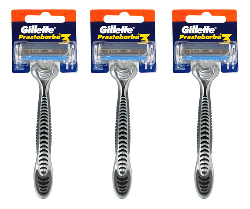 Máquina Rasuradora Desechable Gillette Prestobarba3 Pack3