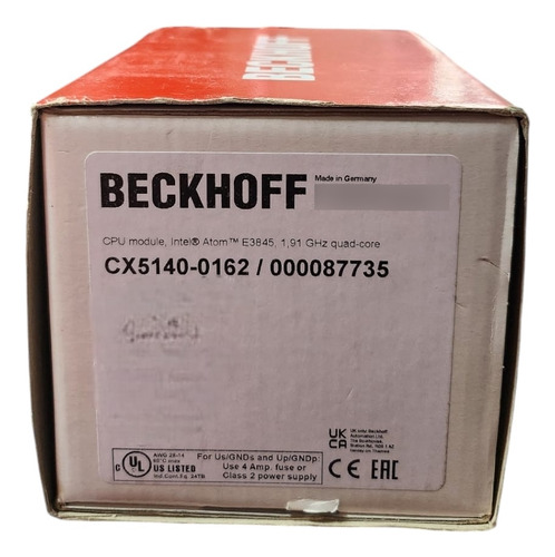 Beckhoff Cx5140-0162 Controlador De Cpu