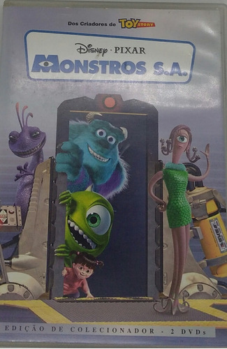 Dvd Monstros S.a. Disney Pixar