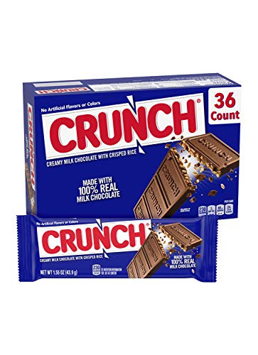 Chocolate Crunch A Granel, 36 Unidades, 1.55 Oz Cada Una.