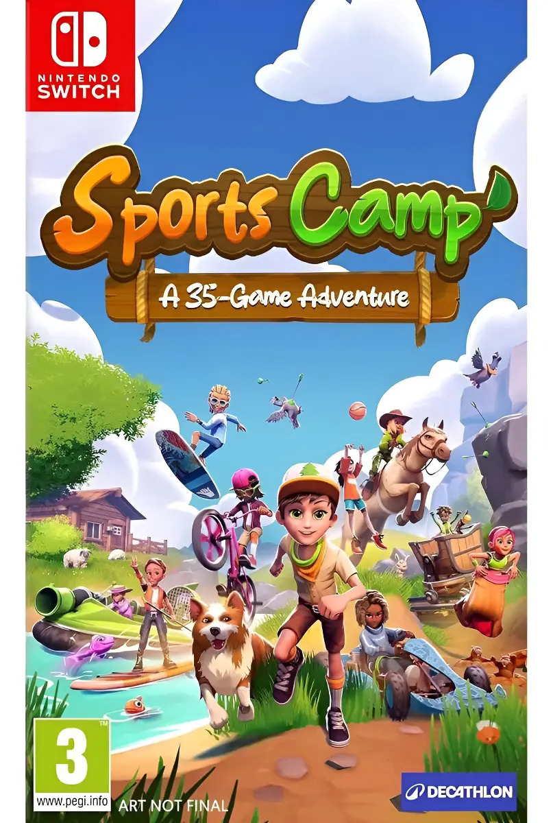 Sports Camp uma aventura de 35 jogos Switch