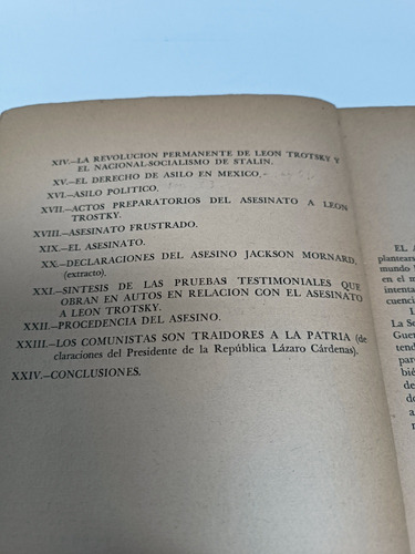 El Asesinato De León Trotsky Felipe Alvahuante (Usado)