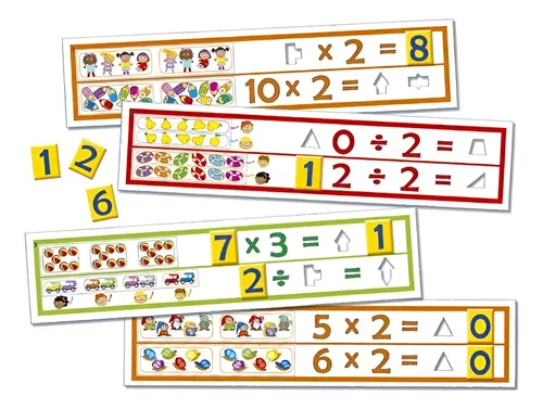 Multiplicacion Y Division Juego De Mesa Matematicas Implas