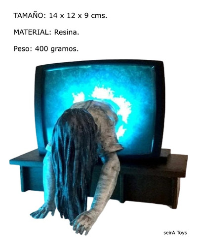 Figura El Aro. Samara Morgan. The Ring. 14 Cms. Resina. Cine