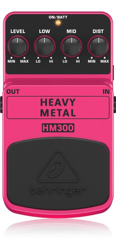 Pedal Behringer Heavy Metal Hm300 Cuot