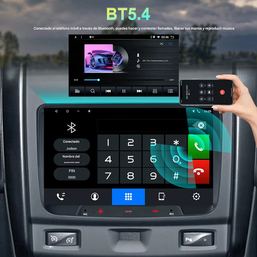 Peerce Estéreo 4+64g Android Para Renault Duster Logan Oroch Captur