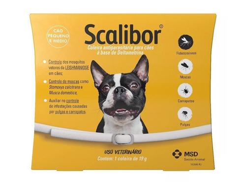 Coleira Msd Anti Parasitas Scalibor Para Cães P