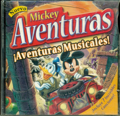 Cd. Mickey Aventuras ¡aventuras Musicales!