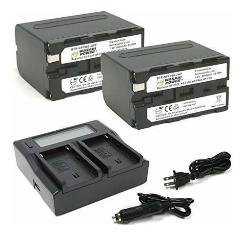 Batería De Videocámara - Wasabi Power Battery (2-pack) And D