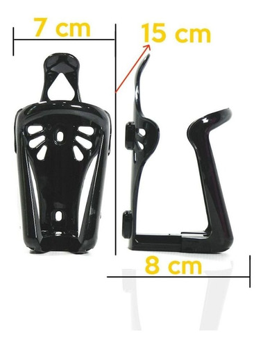 Imagem 4 de 5 de Kit Garrafinha Squeeze Caramanhola Água Bicicleta + Suporte