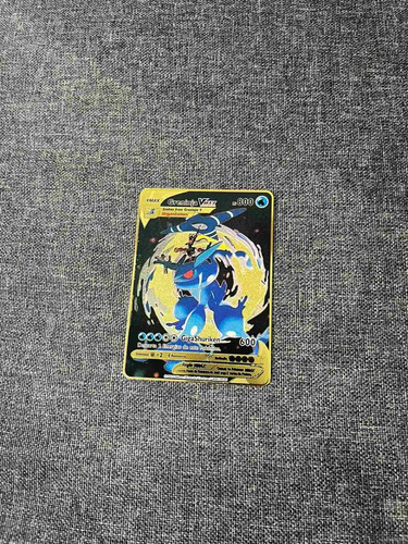 Pokemon, Tcg, Greninja Vmax, Tarjeta, Hecha De Acero Dorado