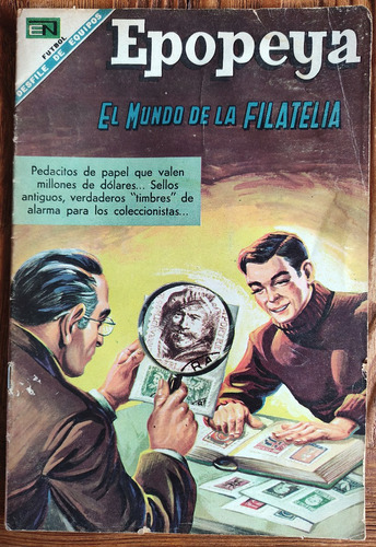 Mexico 1968 Filatelia Comic Epopeya Ed. Novaro Ver Fotos Fi