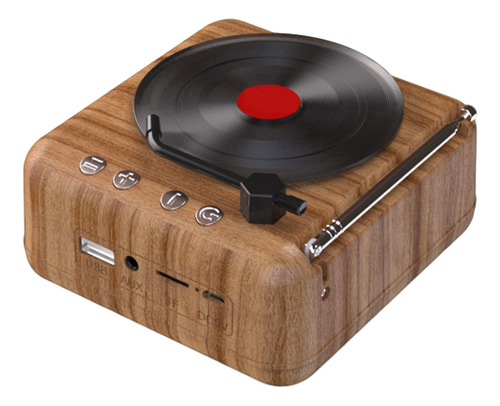 Reproductor De Discos S Inalámbrico Bluetooth Sound Retro Cr