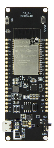 T- T18- Wifi Y Módulo 18650 De Batería Esp32