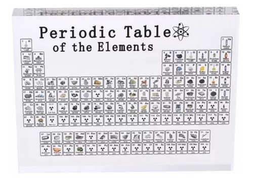 Tabla Periódica De Elementos Químicos Reales Con Cápsulas